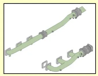 Cylinder block casting with the cylinder bores in a single row