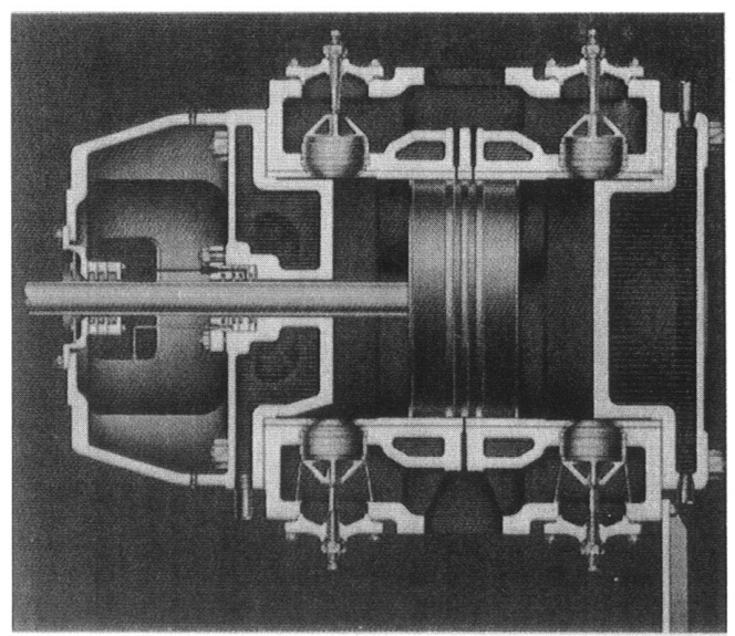 Typical double-acting compressor cylinder
