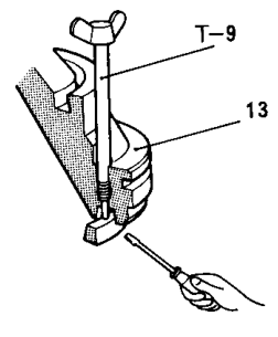 Bowl-hood removal and top-disc access — Fig. 6.19