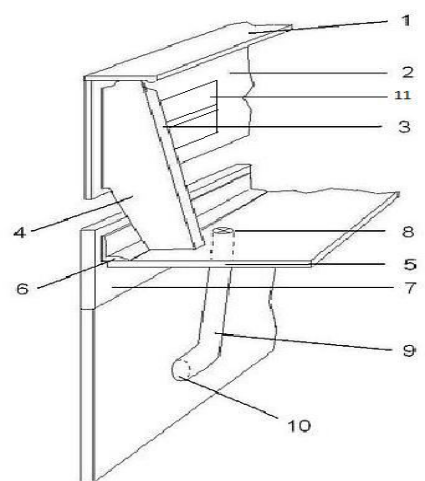 Bulwark construction with labels