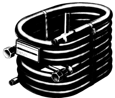 Double-pipe water-cooled condenser