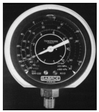 Dual-scale pressure gauge for suction and oil