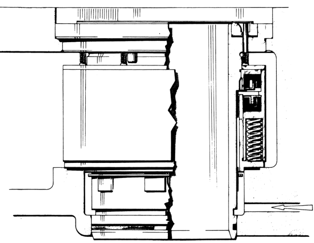 Lifting mechanism for the ring plate suction valve