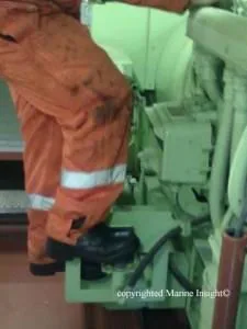Emergency generator prime mover end