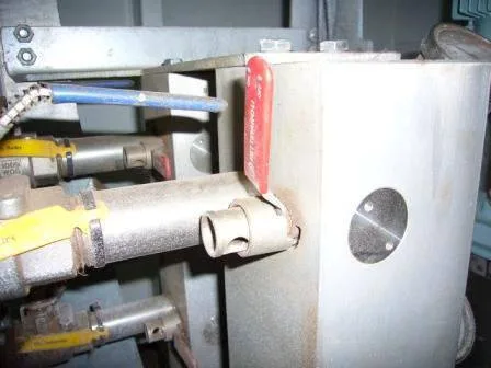 Sprinkler section valve with lock